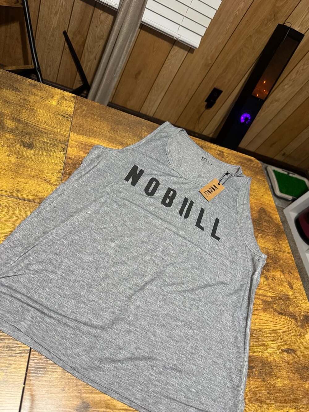 NOBULL Men's TNCL TNK 2 Heather Gray Athletic Tank Top Size M New with Tags